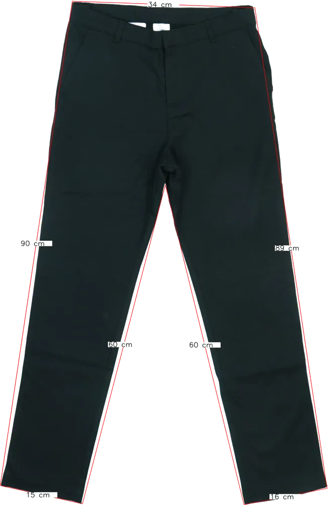 Fekete George Hosszúnadrág EU 152 / UK 12 év / US 12 év/L