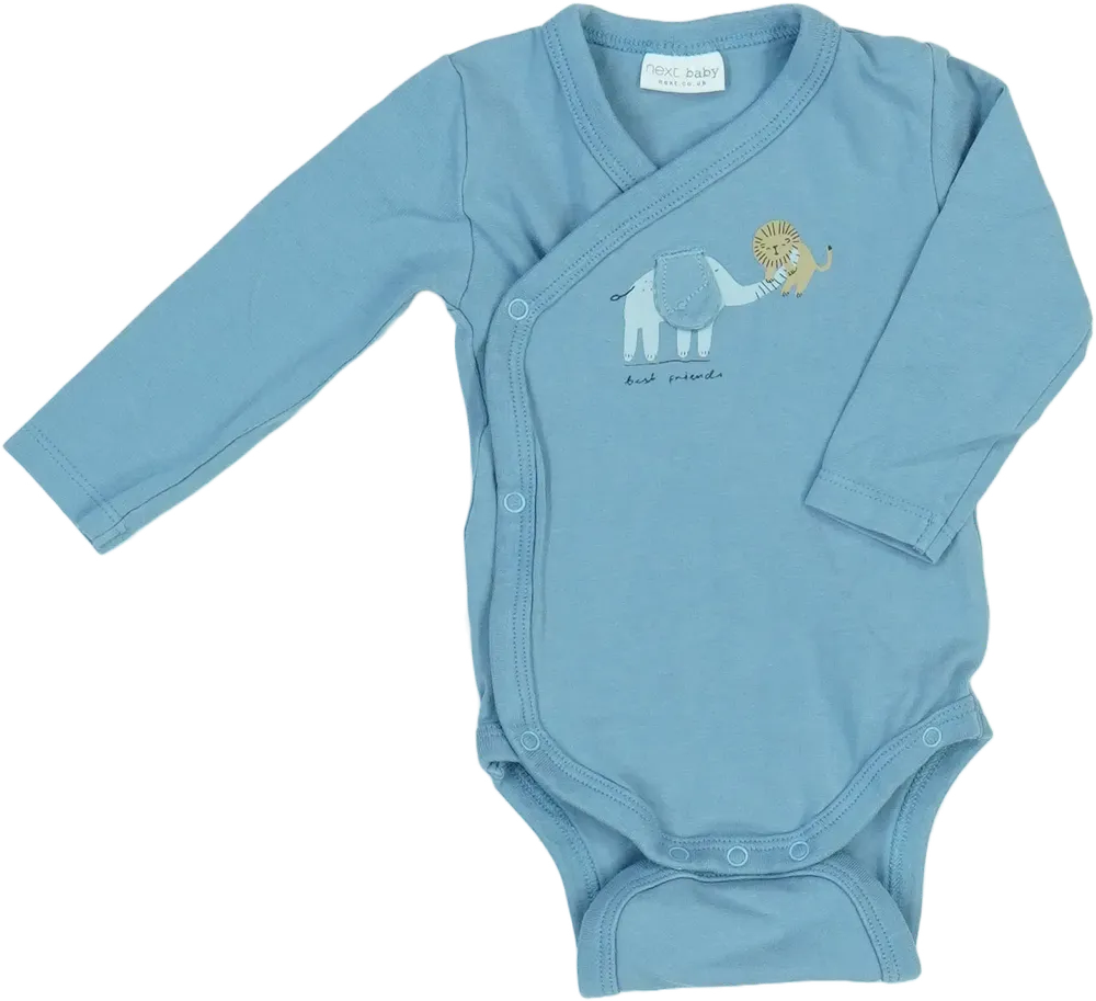 Kék Next Hosszú ujjú body EU 68 / UK 3-6 hónap / US 3-6 hónap