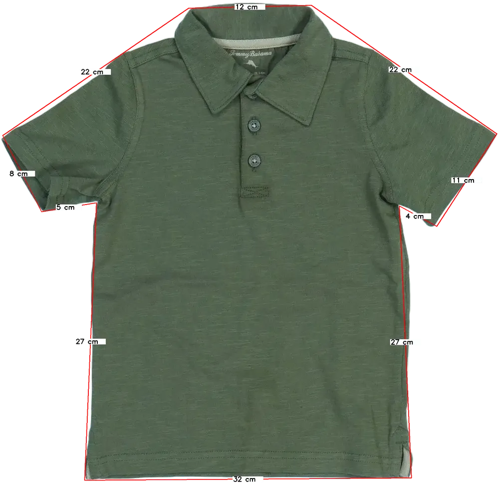 Zöld Tommy Bahama Galléros póló EU 104 / UK 4 év / US 4T/XS