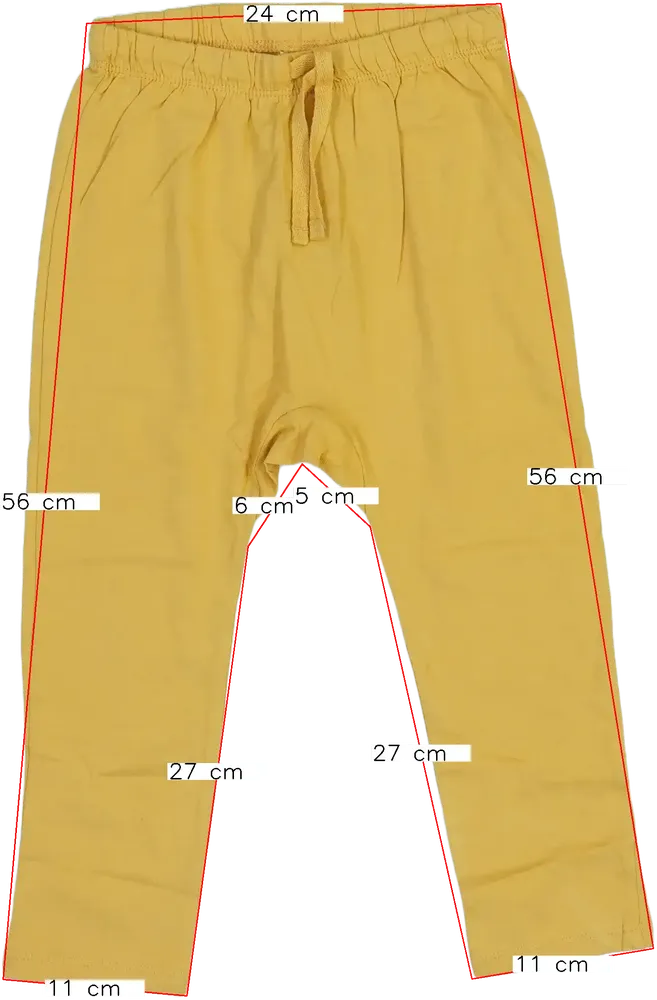 Sárga H&amp;M Baby nadrág EU 104 / UK 4 év / US 4T/XS