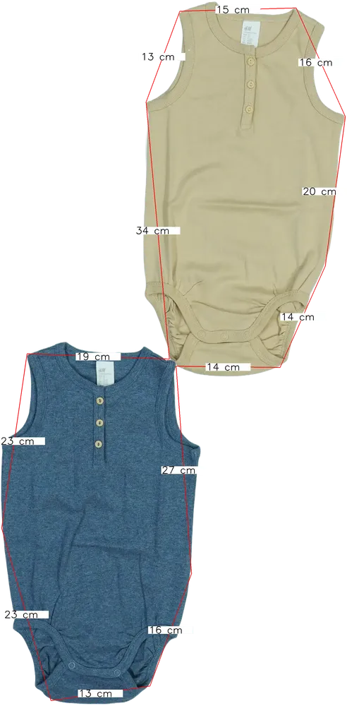 Többszínű H&amp;M Csomag - Body EU 92 / UK 2 év / US 2T