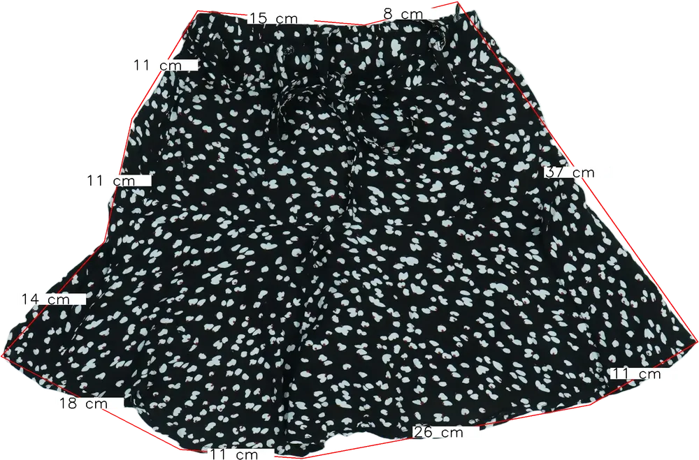 Fekete Cameo Rose Szoknya EU 116 / UK 6 év / US 6 év/S