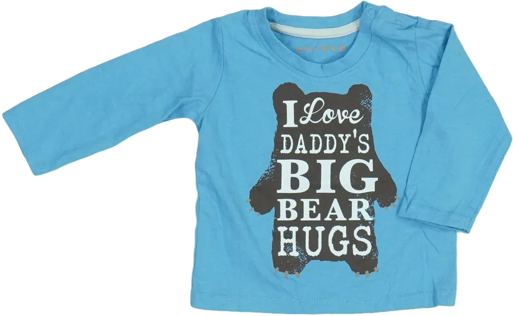 Kék Nutmeg Hosszú ujjú felső EU 74 / UK 6-9 hónap / US 6-9 hónap