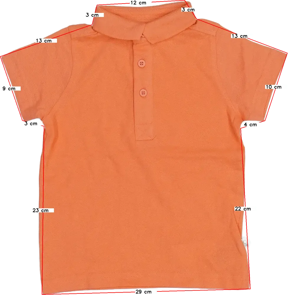 Sárga (narancs) Mothercare Galléros póló EU 86 / UK 12-18 hónap / US 18 hónap