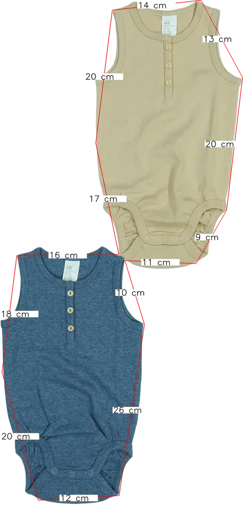 Többszínű H&amp;M Csomag - Body EU 68 / UK 3-6 hónap / US 3-6 hónap