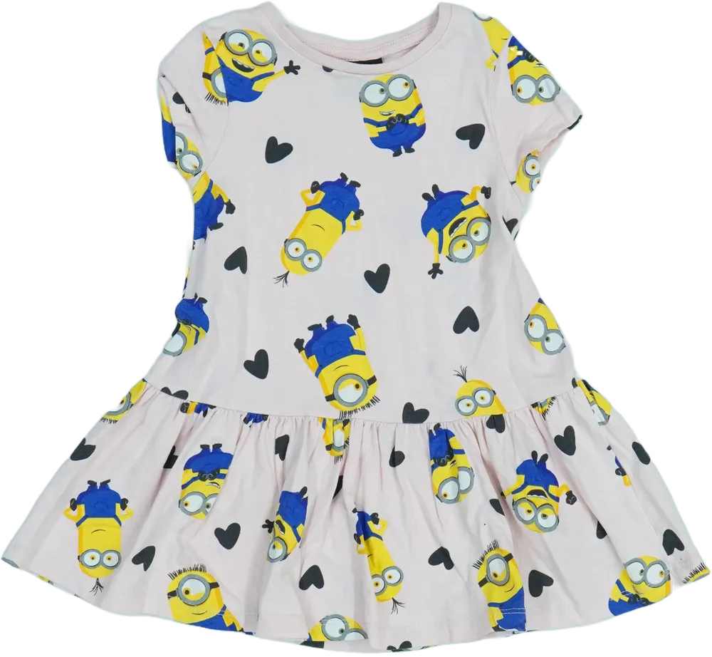 Rózsaszín Minions Ruha EU 92 / UK 2 év / US 2T