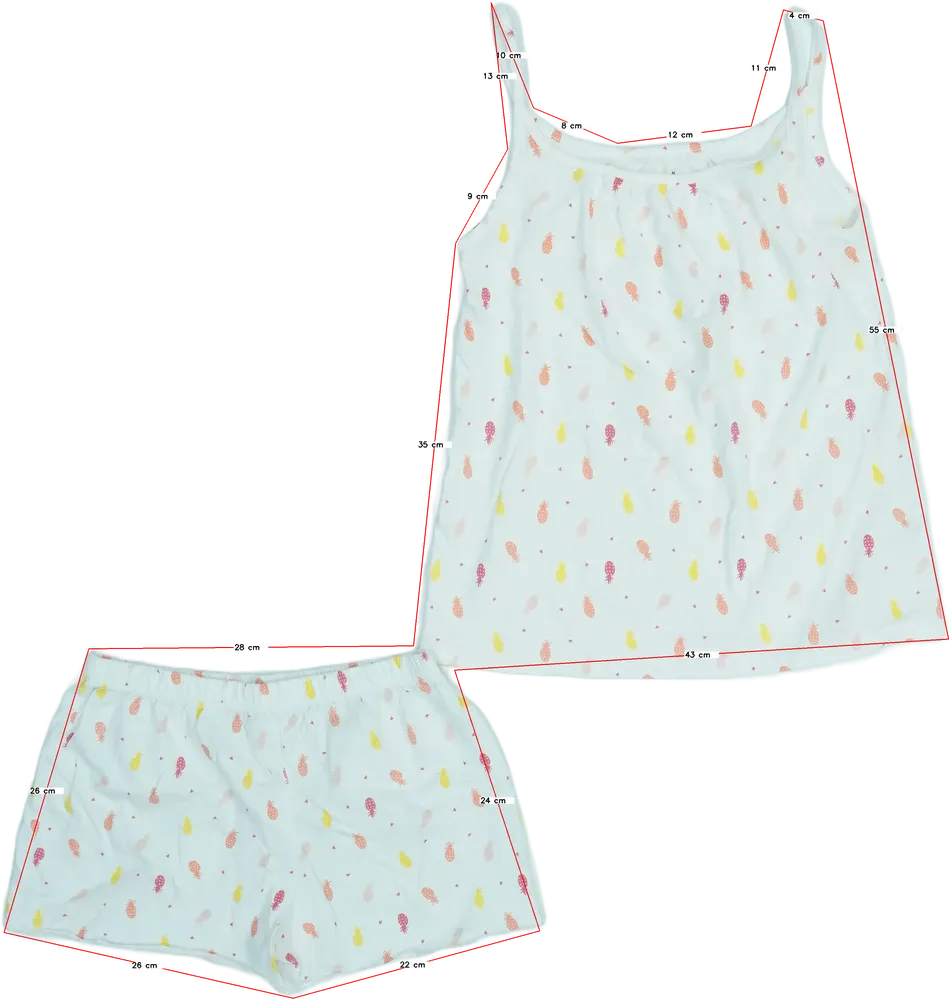 Fehér John Lewis Pizsama EU 158 / UK 13 év / US 14 év/XL