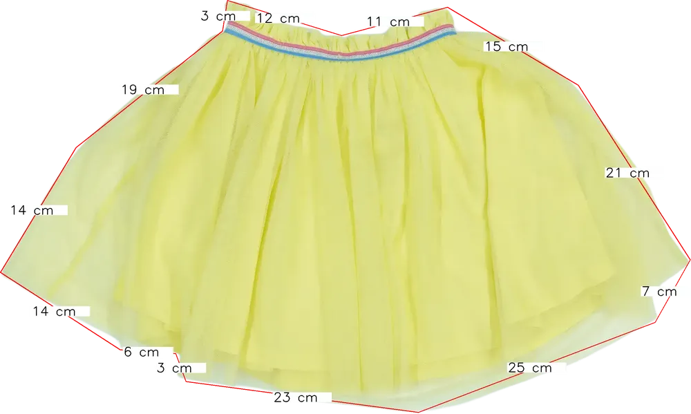 Sárga Mother's Choice Szoknya EU 128 / UK 8 év / US 8 év/M