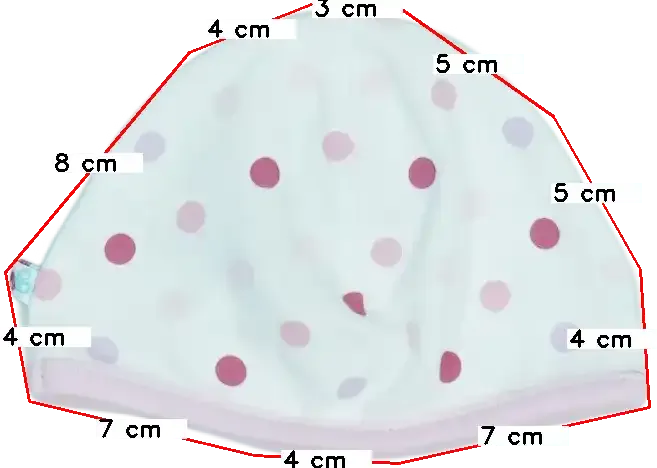 Fehér TU Sapka EU 62 / UK 0-3 hónap / US 0-3 hónap