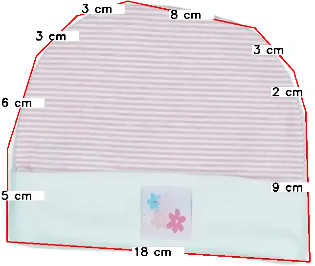 Többszínű Egyéb Sapka EU 68 / UK 3-6 hónap / US 3-6 hónap