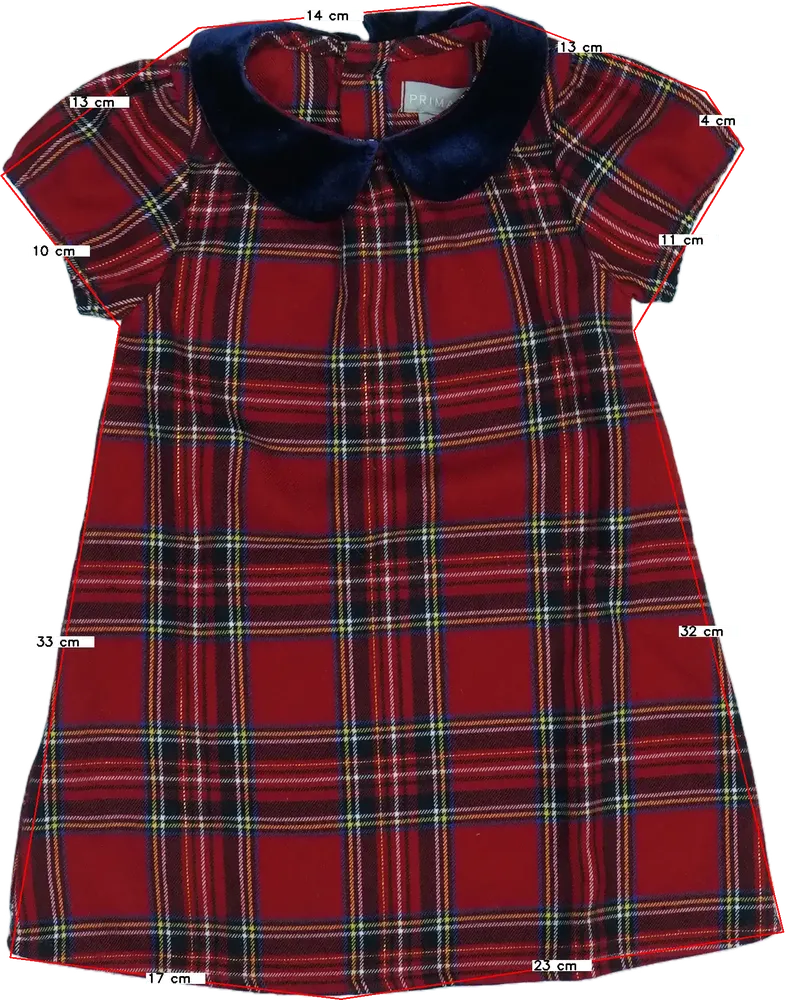 Piros Primark Ruha EU 86 / UK 12-18 hónap / US 18 hónap