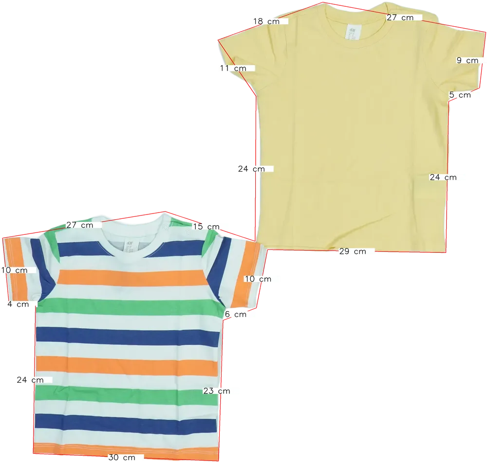 Többszínű H&amp;M Csomag - Pólók EU 92 / UK 2 év / US 2T