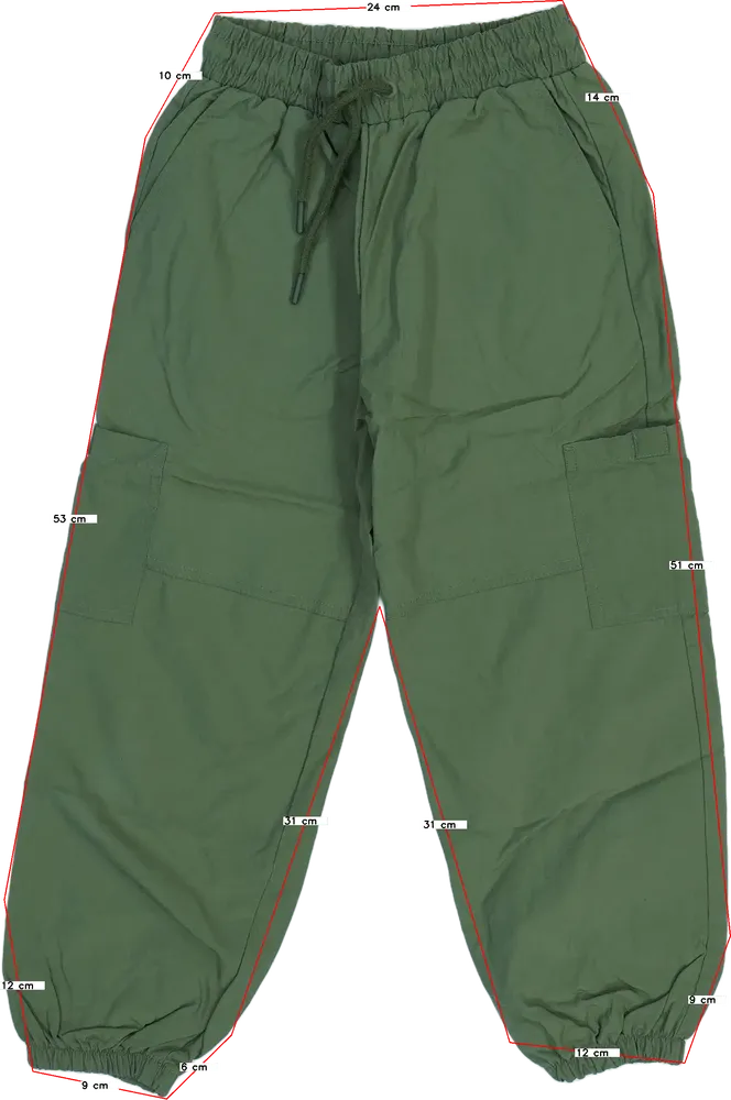 Zöld TU Hosszúnadrág EU 122 / UK 7 év / US 7 év/M