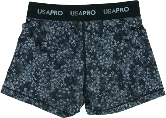 Fekete USA PRO Rövidnadrág EU 140 / UK 10 év / US 10 év/L