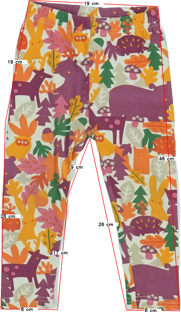 Többszínű Coccodrillo Leggings EU 86 / UK 12-18 hónap / US 18 hónap