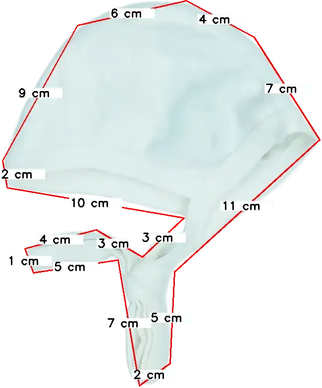 Fehér Alana Sapka EU 68 / UK 3-6 hónap / US 3-6 hónap