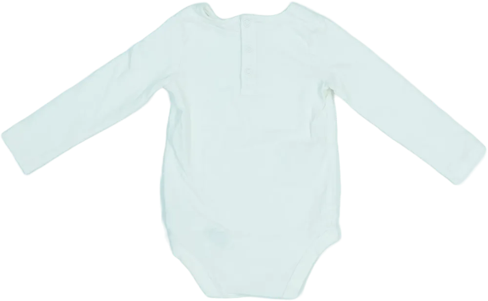 Fehér TU Hosszú ujjú body EU 86 / UK 12-18 hónap / US 18 hónap