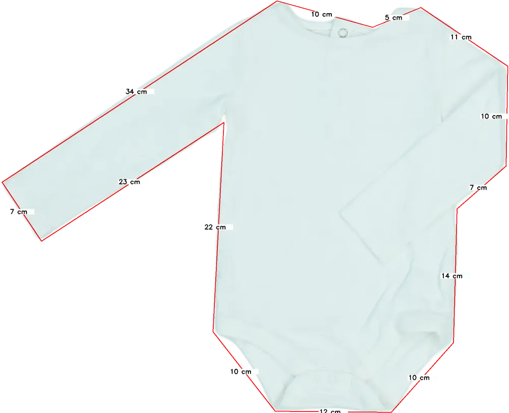 Fehér TU Hosszú ujjú body EU 86 / UK 12-18 hónap / US 18 hónap