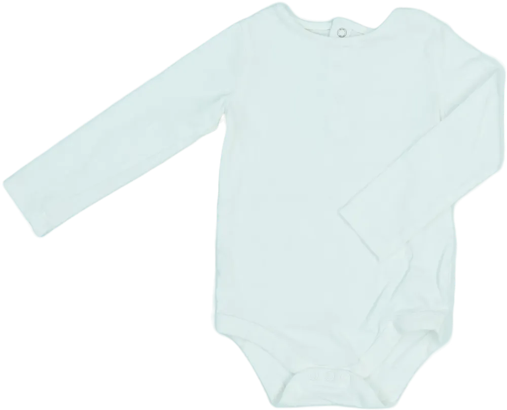 Fehér TU Hosszú ujjú body EU 86 / UK 12-18 hónap / US 18 hónap