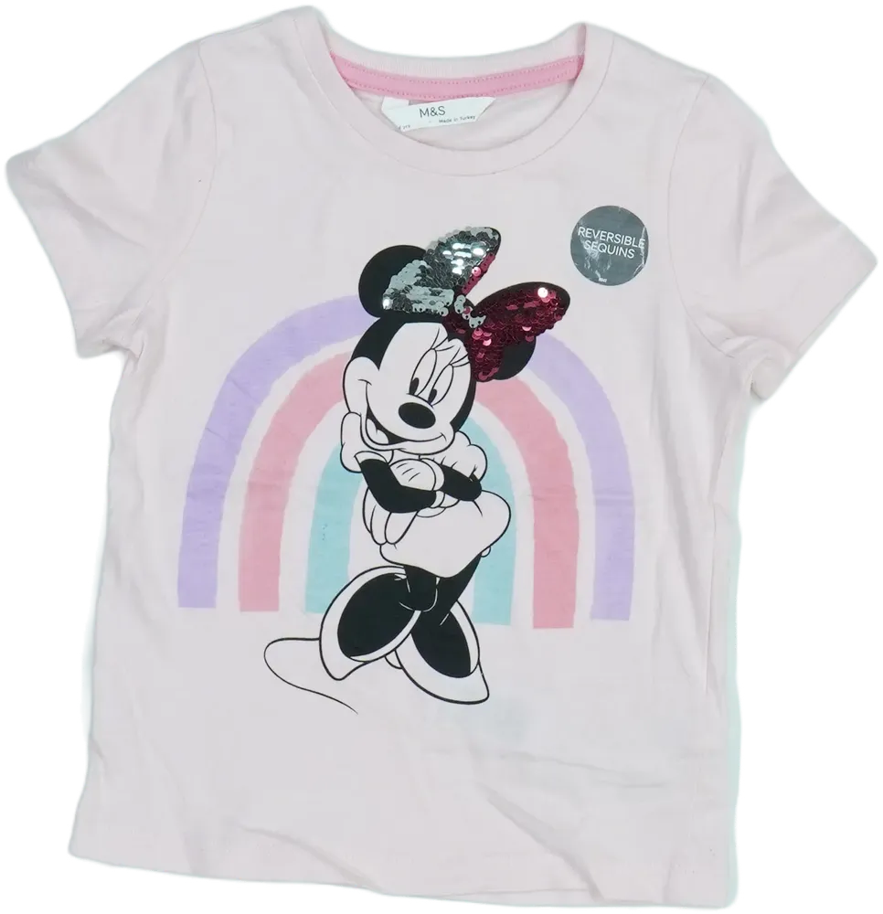 Rózsaszín Disney Póló EU 104 / UK 4 év / US 4T/XS