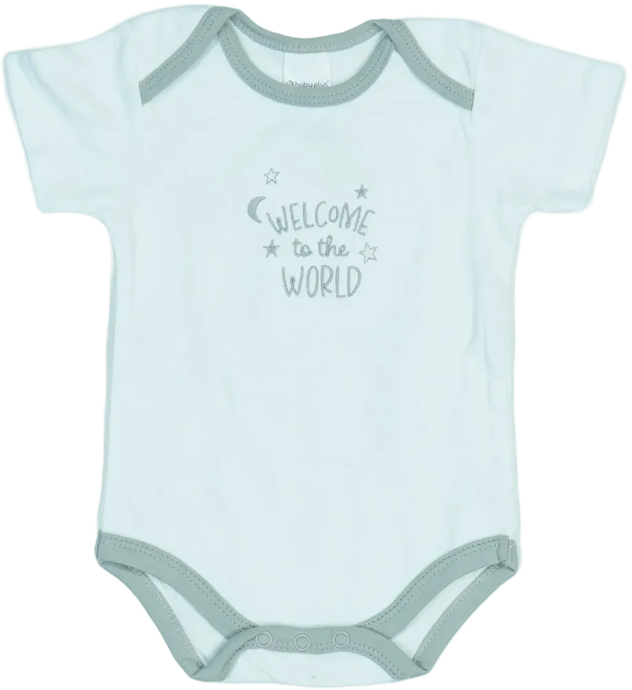 White Baby Plus Bodysuit (short sleeve / sleeveless) EU 68 / UK 3-6 months / US 3-6 months
