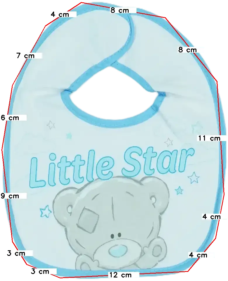 Fehér Tiny Tatty Teddy Előke Egyméret