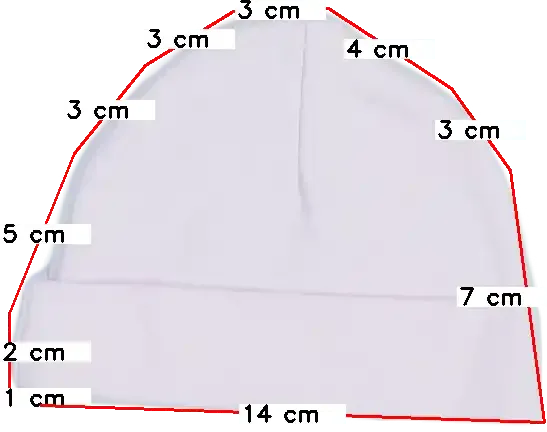 Rózsaszín Egyéb Sapka EU 56 / UK Újszülött / US Újszülött