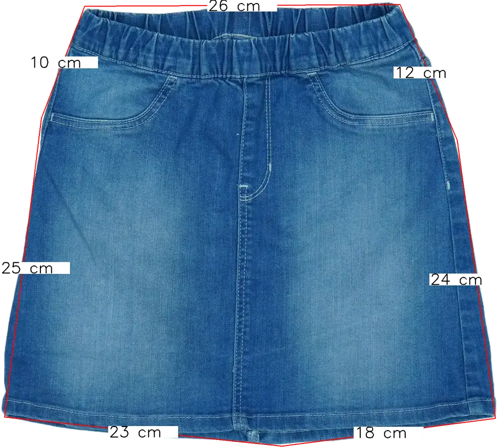 Kék H&amp;M Szoknya EU 134 / UK 9 év / US 9 év/L