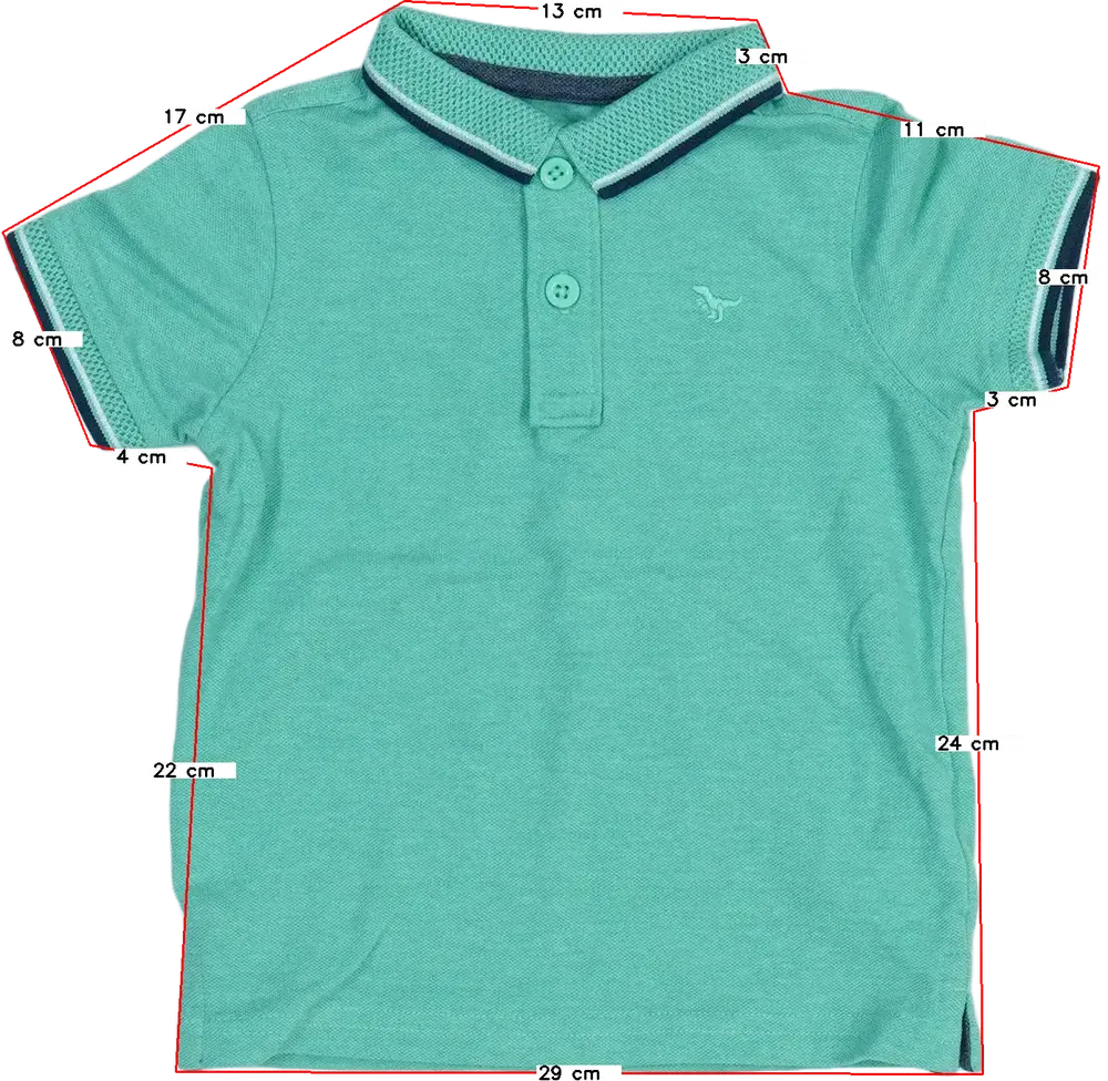 Zöld George Galléros póló EU 86 / UK 12-18 hónap / US 18 hónap