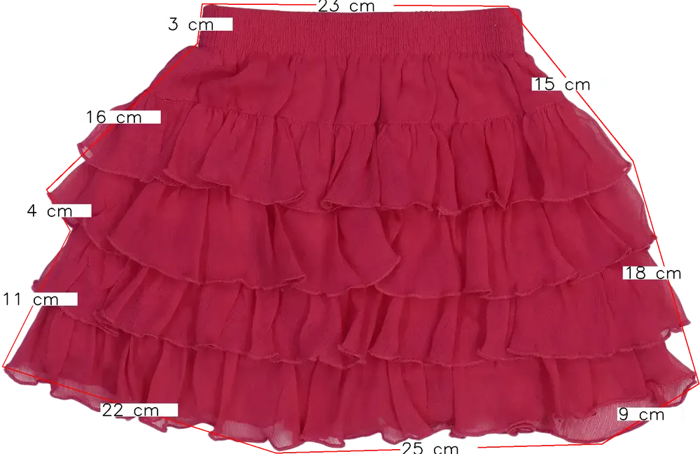 Rózsaszín DopoDopo Szoknya EU 122 / UK 7 év / US 7 év/M