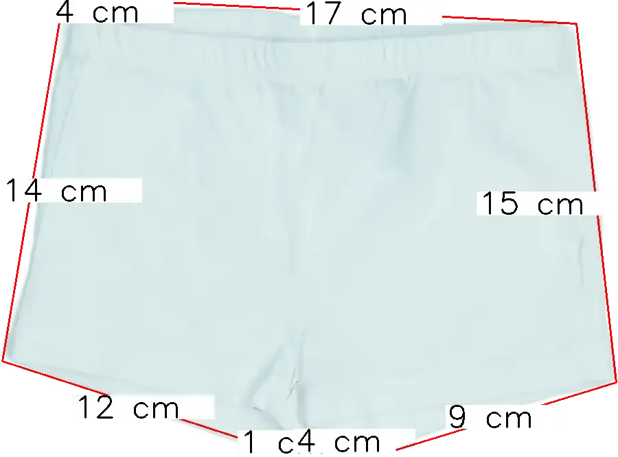 Fehér Grain de blé Rövidnadrág EU 74 / UK 6-9 hónap / US 6-9 hónap