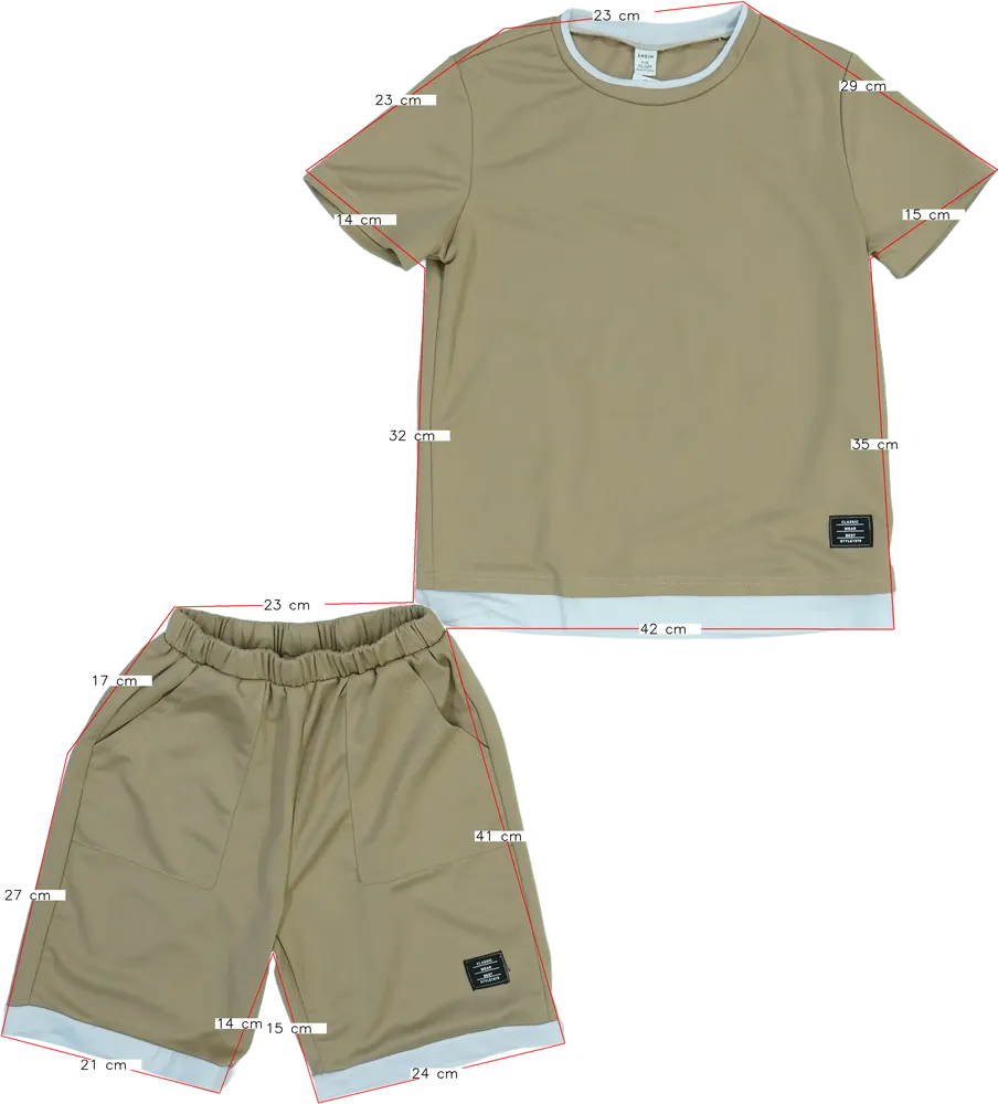 Barna Shein 2 részes szett - Felsőruházat és nadrág EU 152 / UK 12 év / US 12 év/L