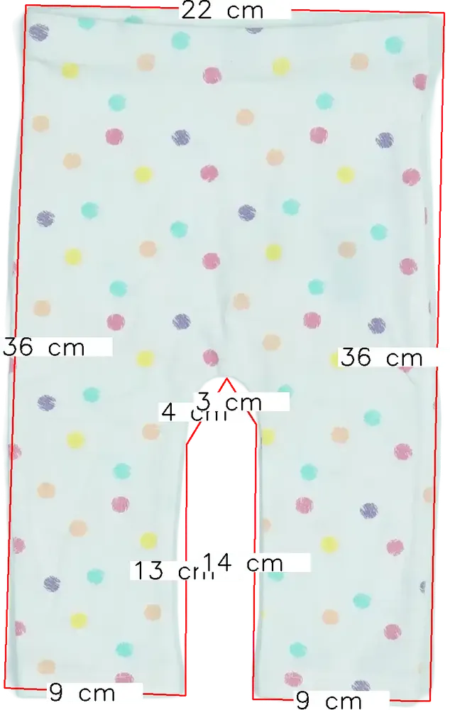 Fehér Matalan Baby nadrág EU 68 / UK 3-6 hónap / US 3-6 hónap