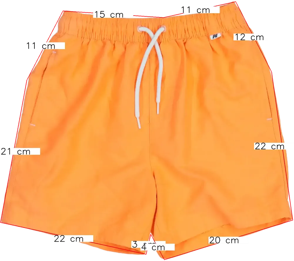 Sárga (narancs) Egyéb Fürdőnadrág EU 128 / UK 8 év / US 8 év/M