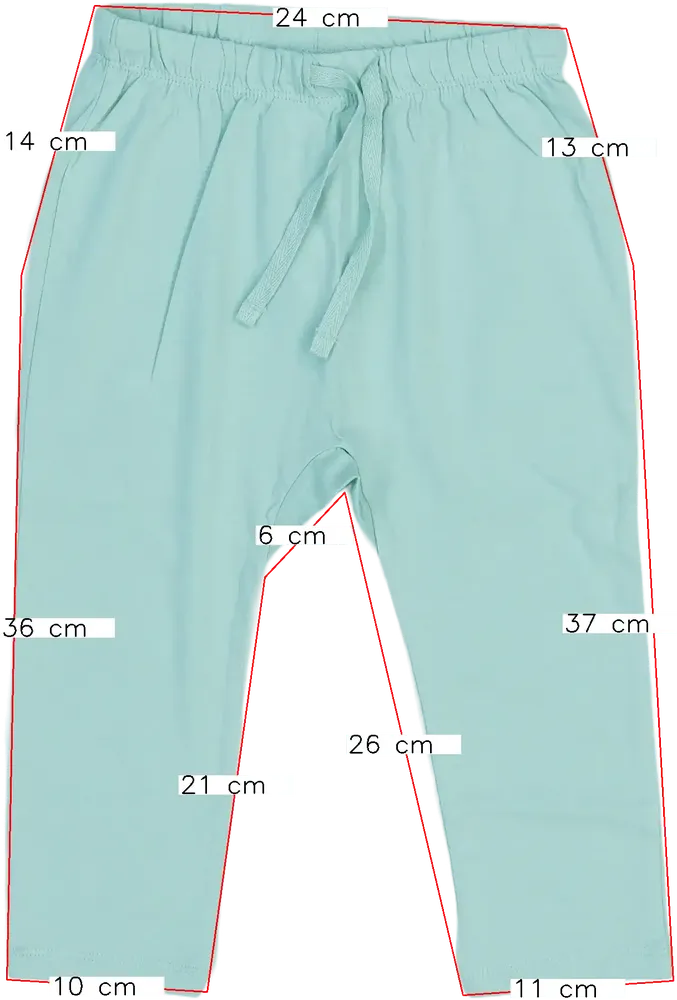 Zöld H&amp;M Baby nadrág EU 92 / UK 2 év / US 2T