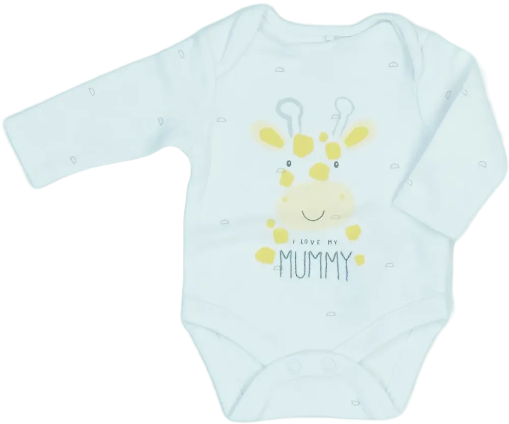 Fehér Next Hosszú ujjú body EU 50 / UK Újszülött / US Újszülött