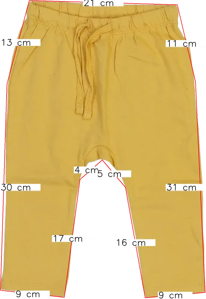 Sárga H&amp;M Baby nadrág EU 80 / UK 9-12 hónap / US 12 hónap