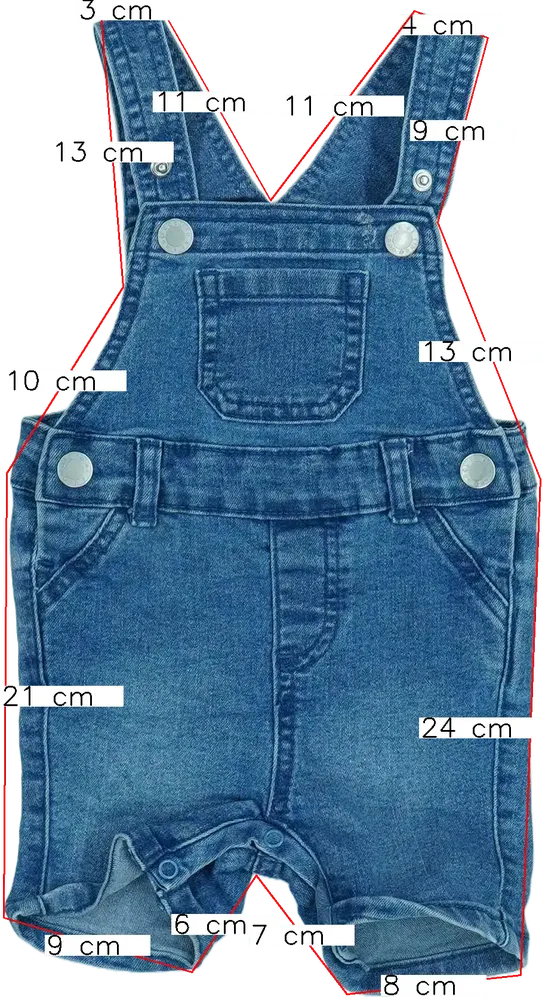 Kék Next Kantáros hosszú / rövidnadrág EU 74 / UK 6-9 hónap / US 6-9 hónap