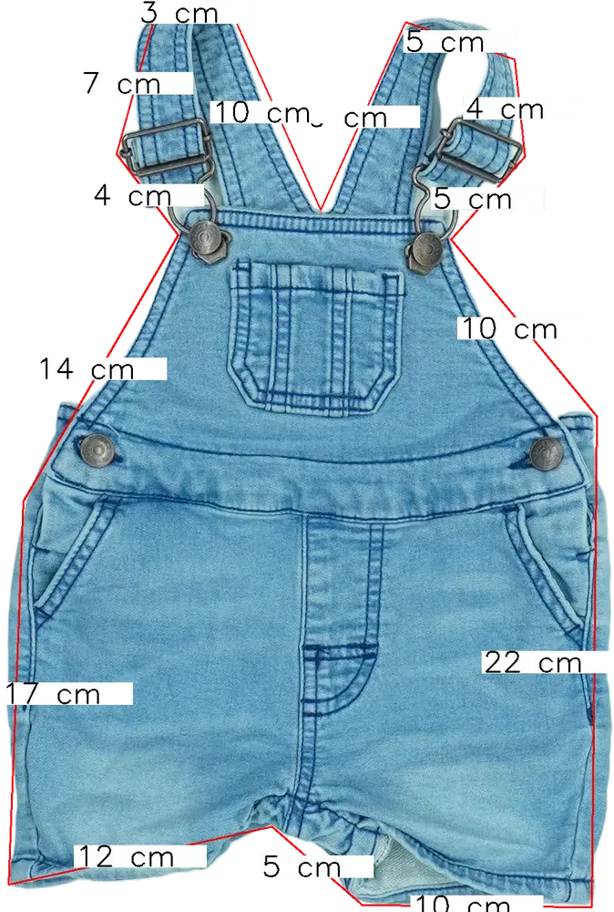 Kék Next Kantáros hosszú / rövidnadrág EU 68 / UK 3-6 hónap / US 3-6 hónap