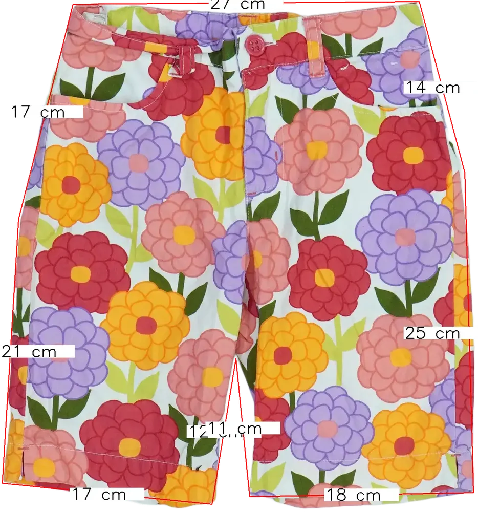 Többszínű Gymboree Rövidnadrág EU 122 / UK 7 év / US 7 év/M