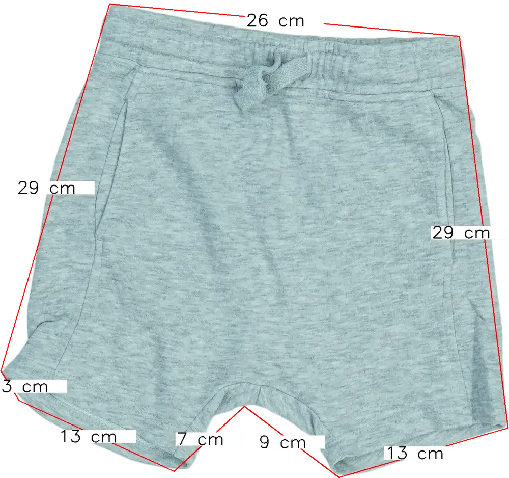 Szürke George Rövidnadrág EU 110 / UK 5 év / US 5 év/XS