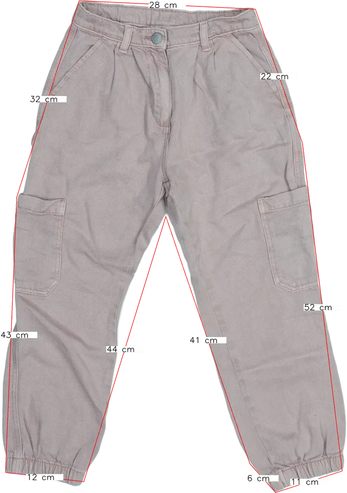 Rózsaszín Next Farmernadrág EU 134 / UK 9 év / US 9 év/L