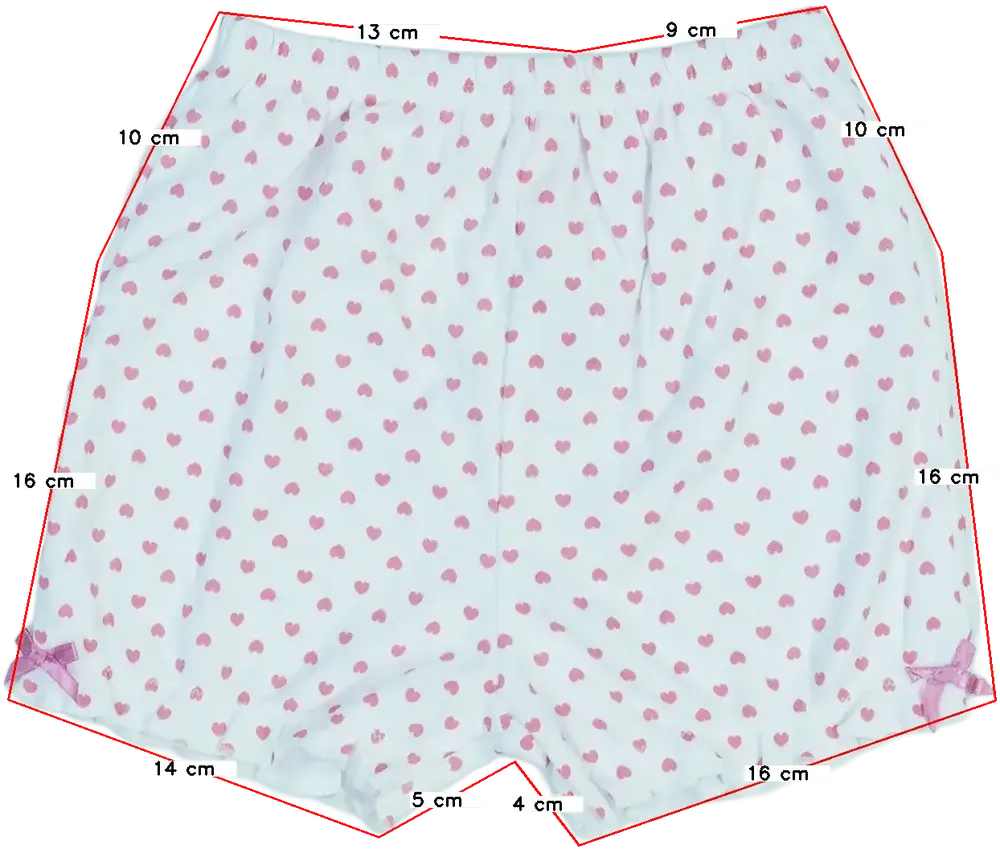 Fehér Hello Kitty Rövidnadrág EU 92 / UK 2 év / US 2T