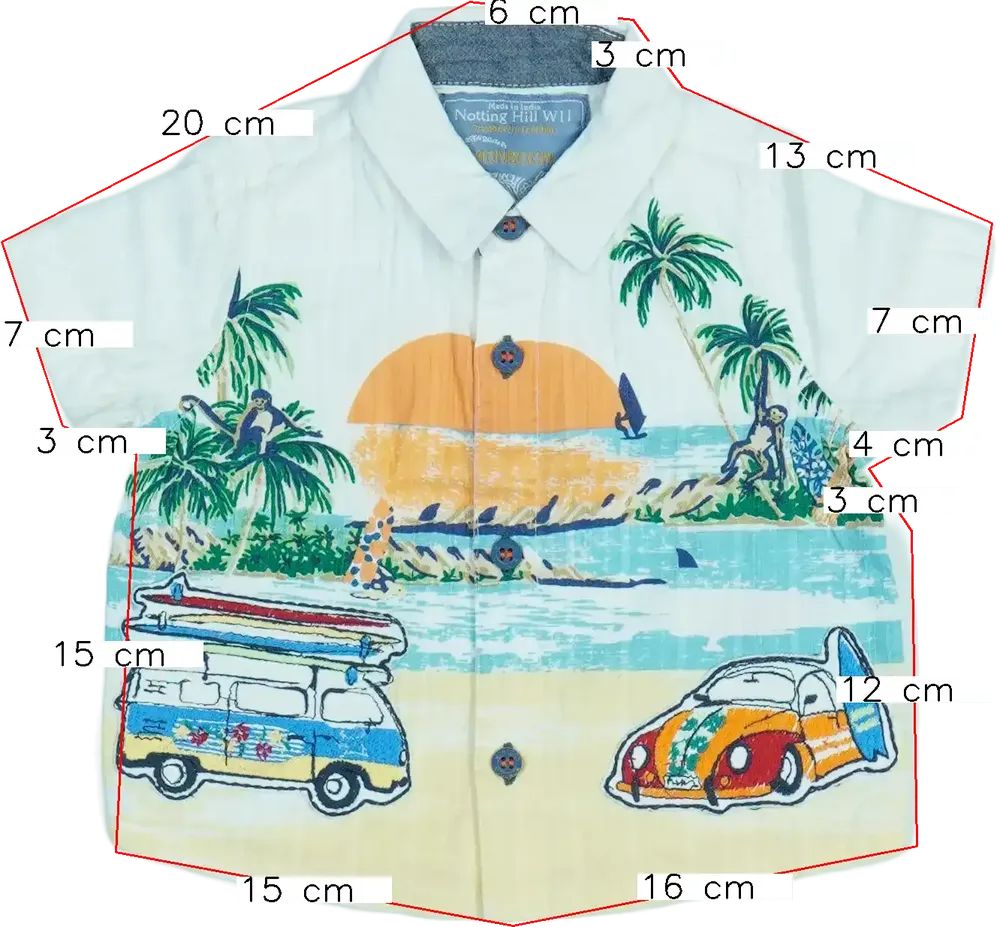 Fehér Monsoon Ing EU 68 / UK 3-6 hónap / US 3-6 hónap