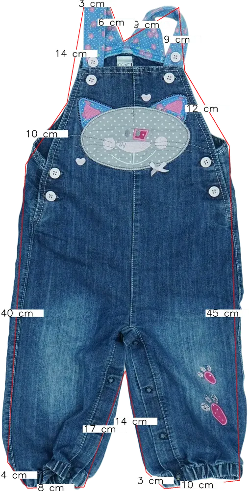 Kék Next Kantáros hosszú / rövidnadrág EU 86 / UK 12-18 hónap / US 18 hónap