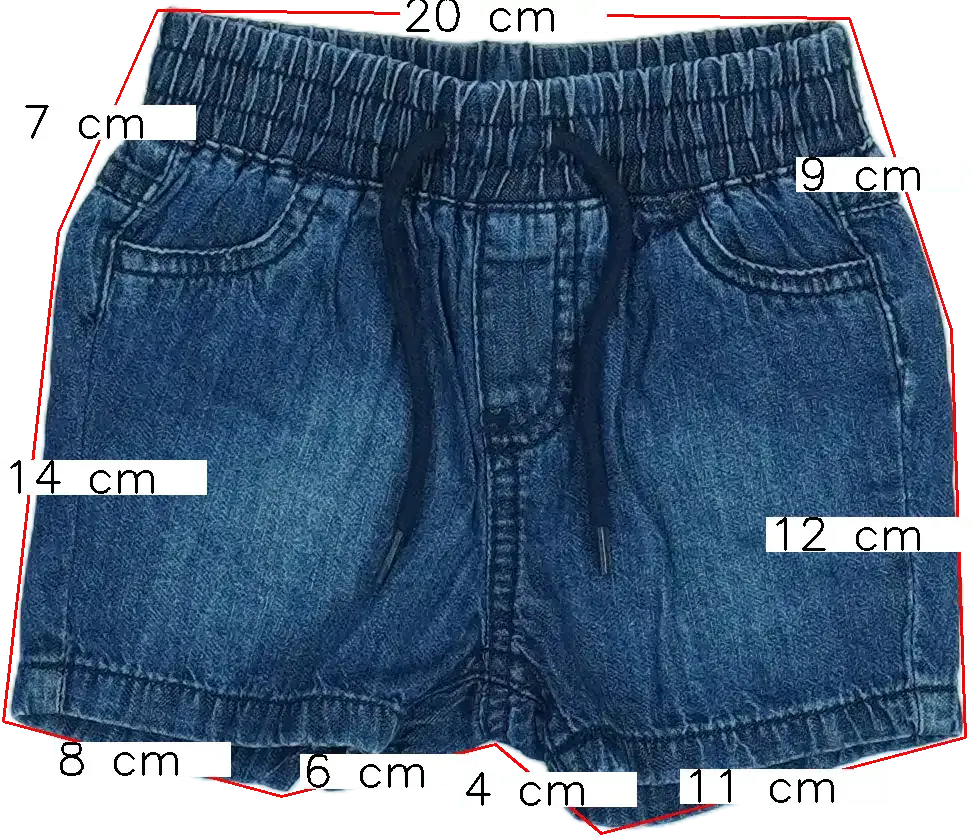 Kék Egyéb Rövidnadrág EU 74 / UK 6-9 hónap / US 6-9 hónap