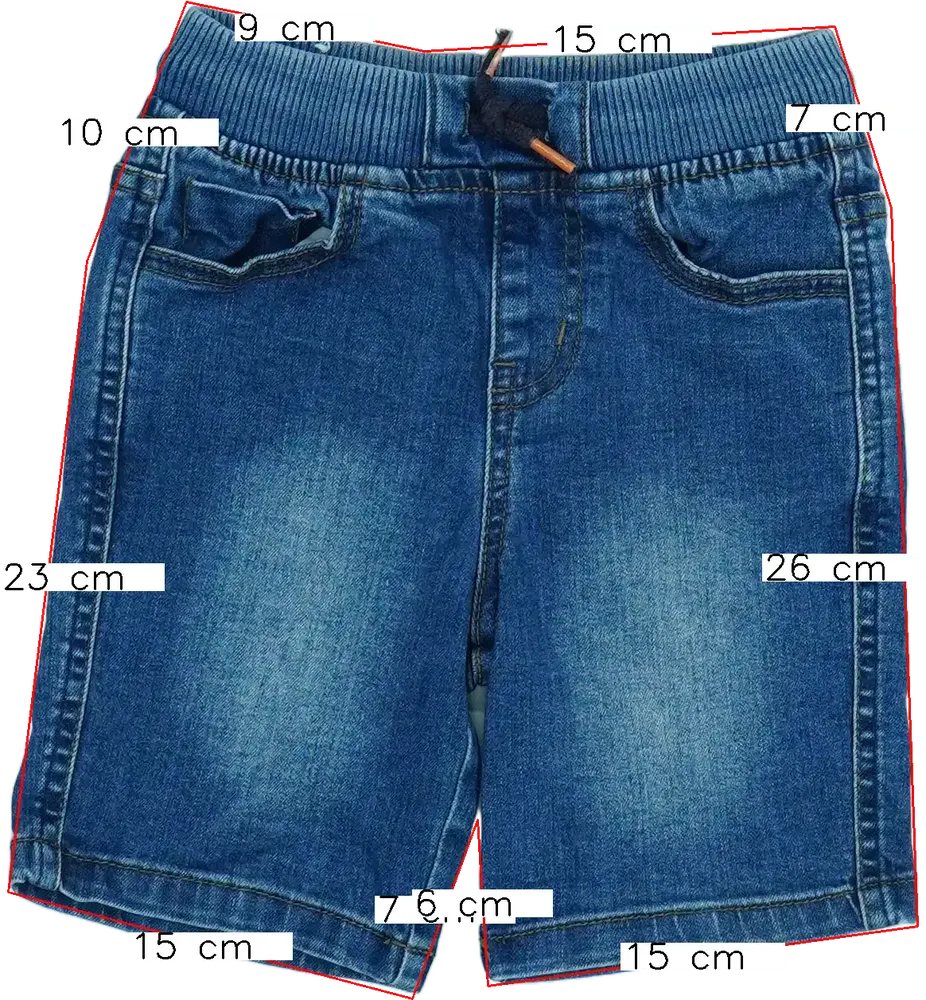 Kék Denim365 Rövidnadrág EU 98 / UK 3 év / US 3T