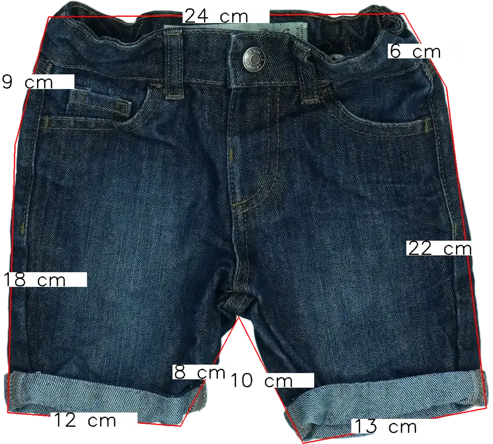 Kék Denim Co. Rövidnadrág EU 98 / UK 3 év / US 3T