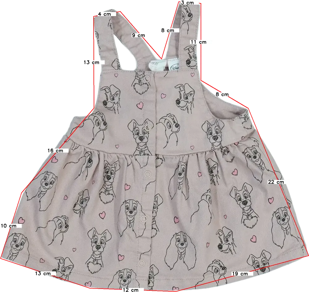 Barna Disney Kantáros szoknya EU 68 / UK 3-6 hónap / US 3-6 hónap