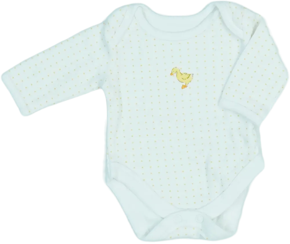 Fehér Egyéb Hosszú ujjú body EU 50 / UK Újszülött / US Újszülött